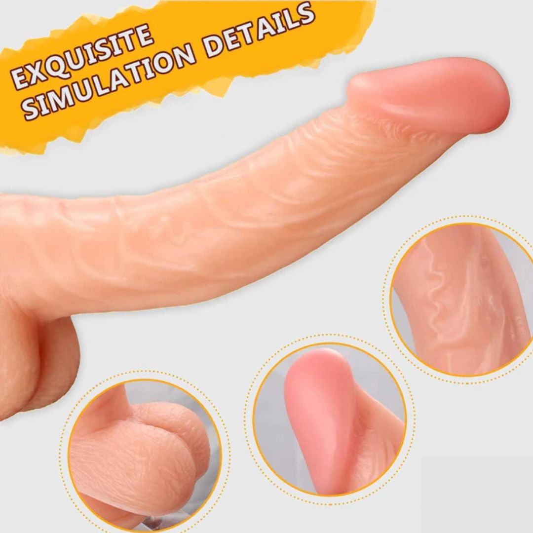 8 Inch Dildo With Belt