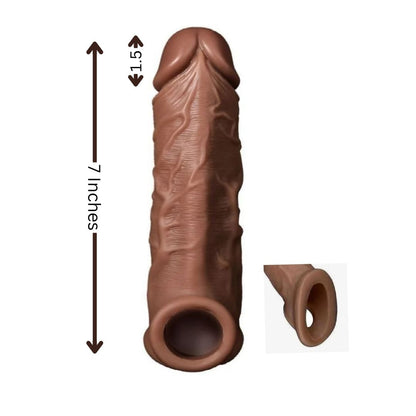 7 Inches Real Feel Penis Sleeve